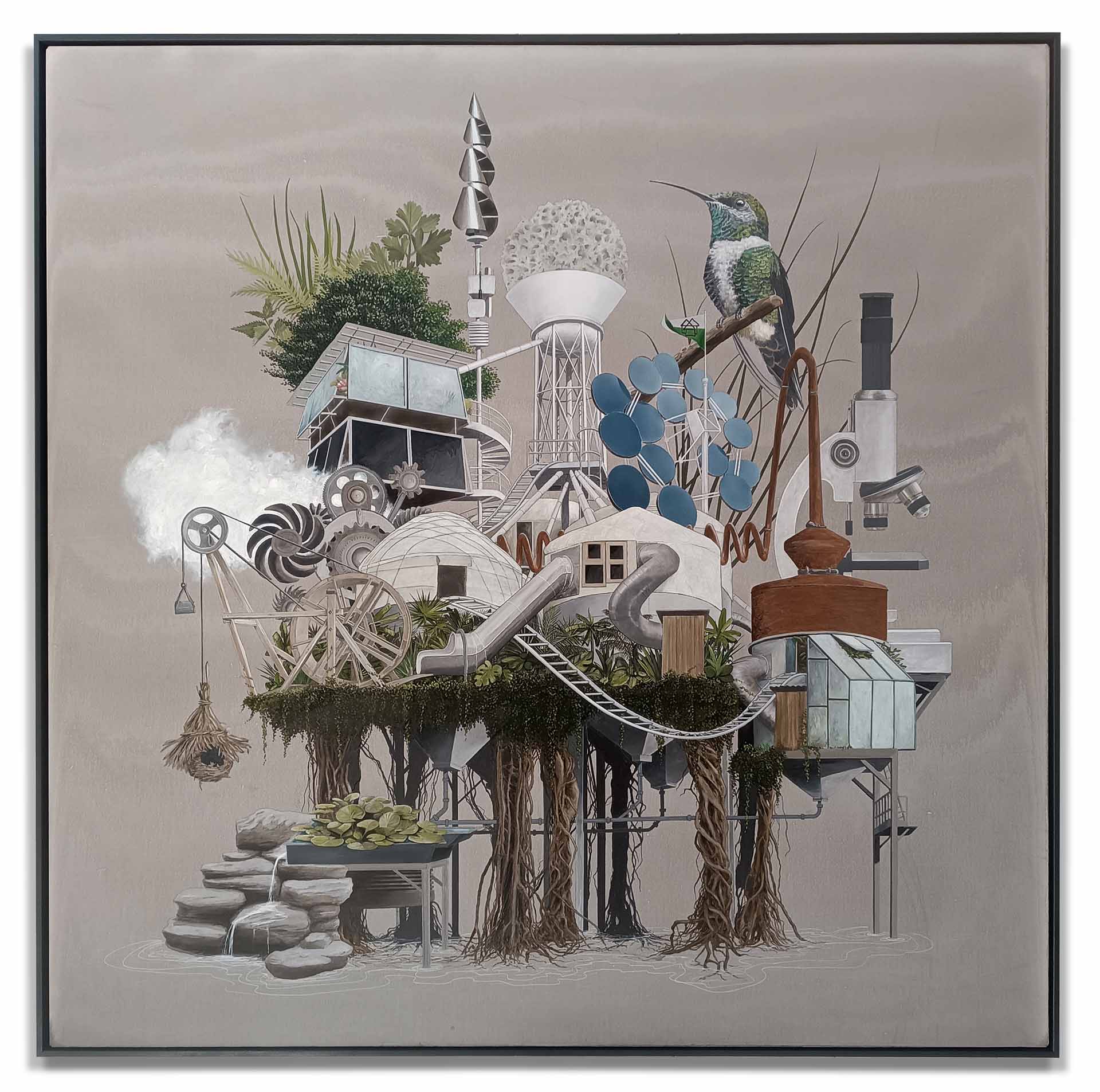 ALDEIA 2
2025
160 CM X 160 CM
TECHNIQUE MIXTE
GRÊMIO, COLLECTION PATRICK ROHAUT